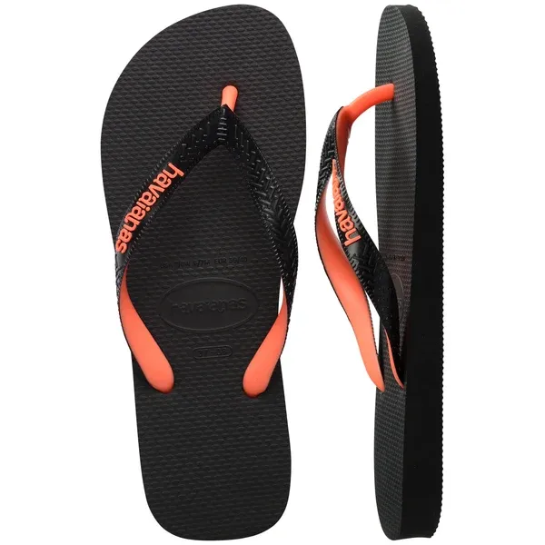 HAVAINAS | TOP MIX THONGS, Colour: BLACK/ORANGE, Size: 39/40