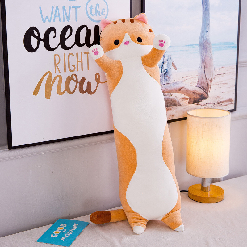 Long Cat Plush Pillow Doll