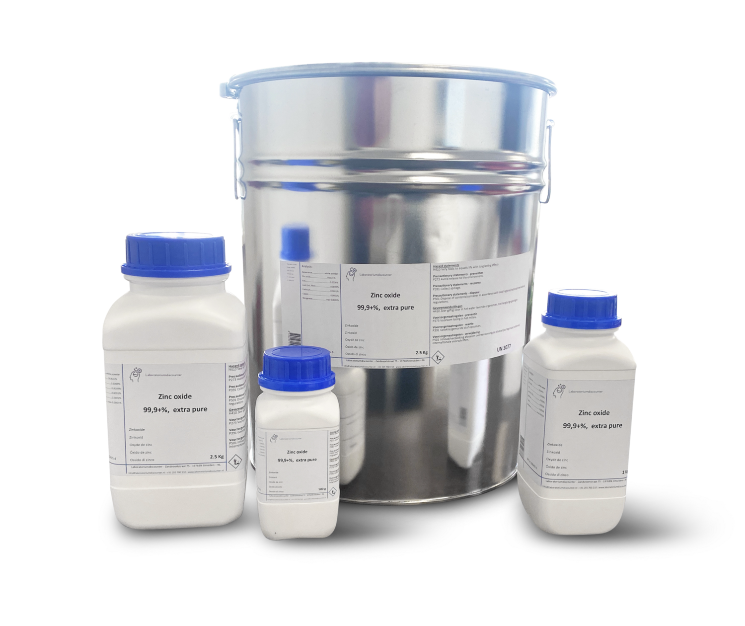 Zinc Oxide 99.9 +%, pure 25 Kilogram