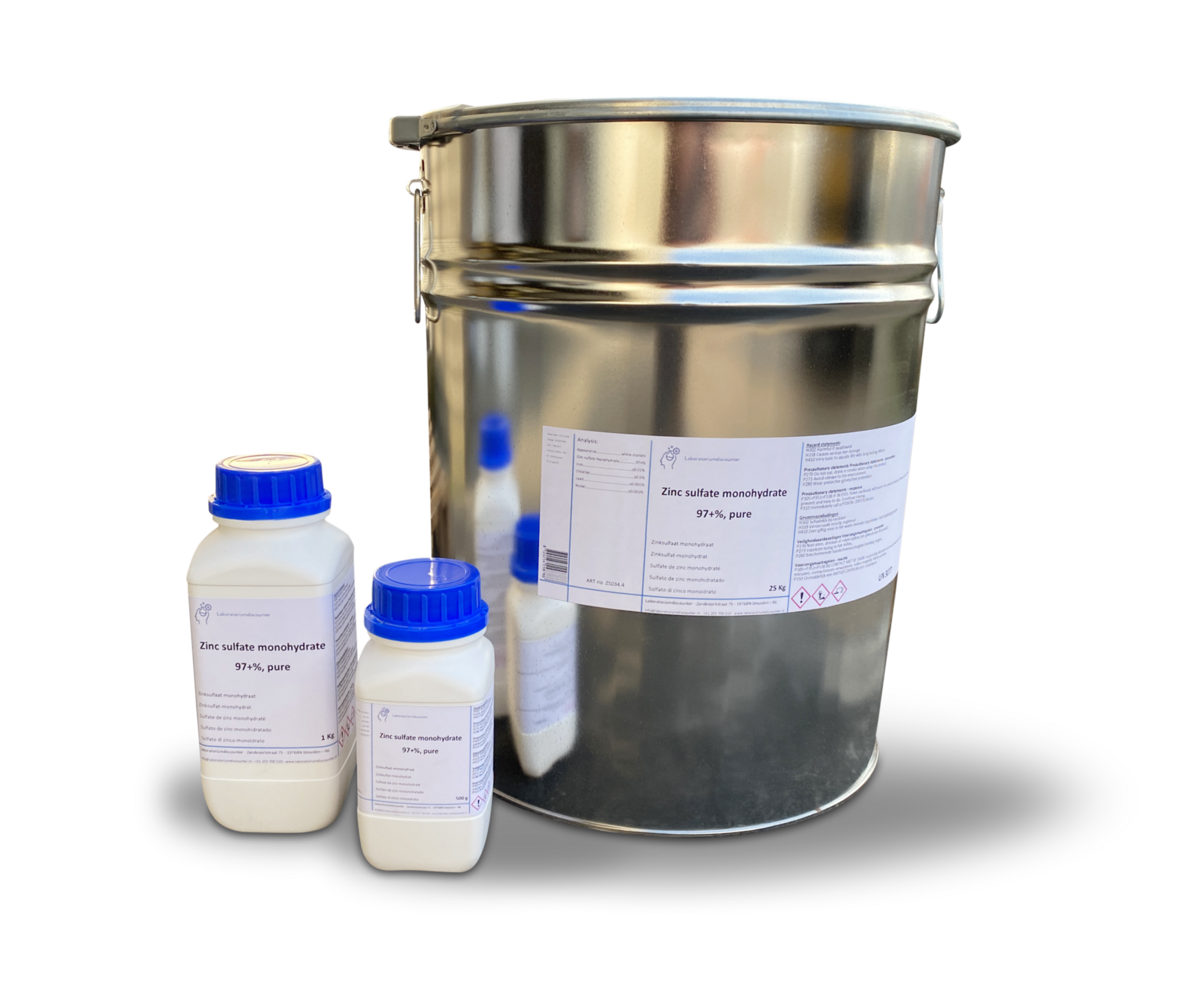 Zinc Sulphate Monohydrate 97%, pure  500 gram