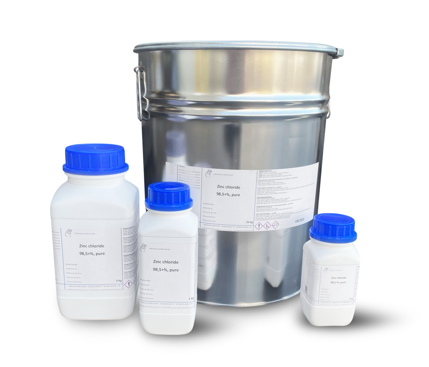 Zinc chloride 98,5 %, pure 500 gram