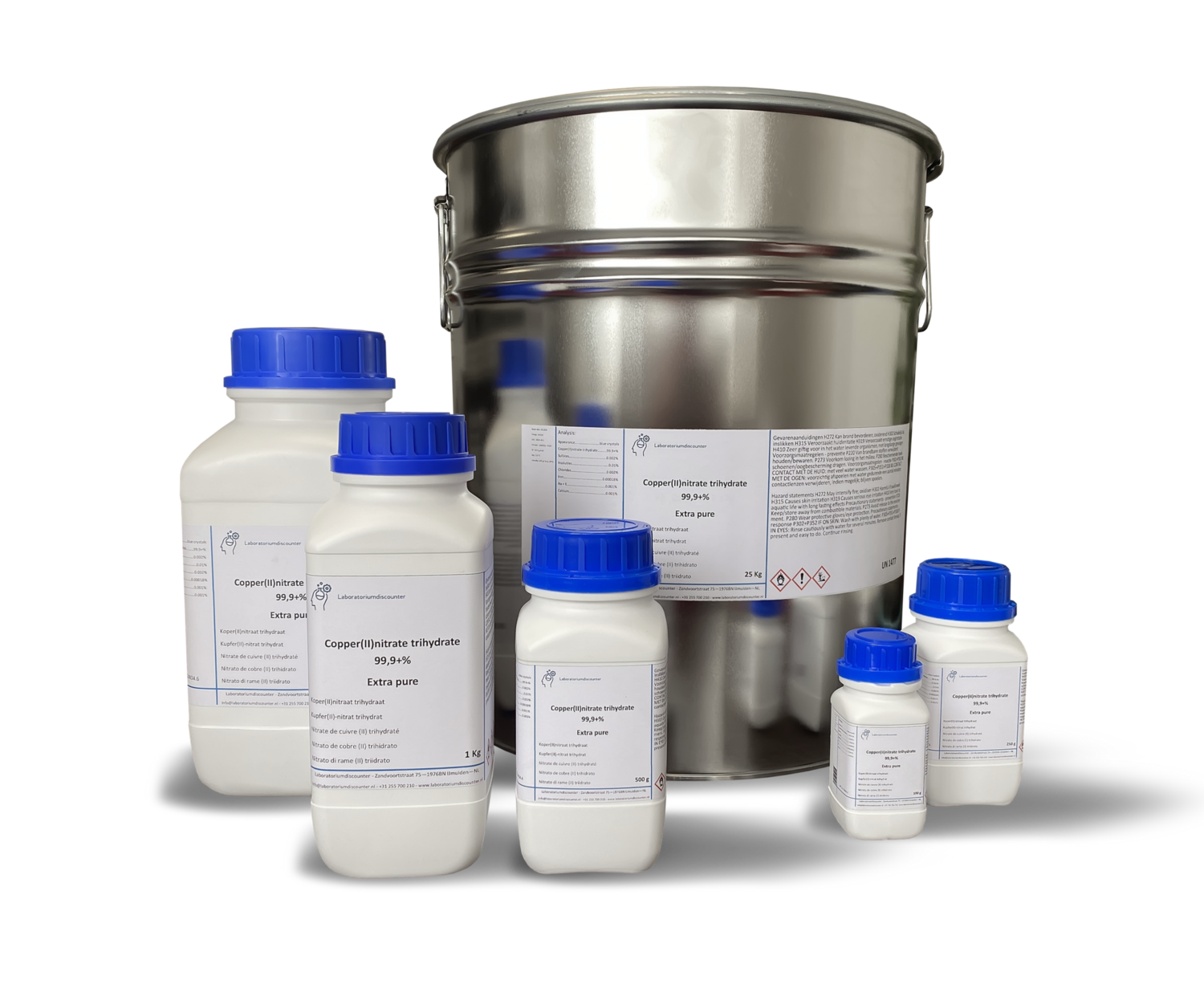 Cuivre (II) Nitrate Trihydrate 99,9 +% Extra Pure 1 kilogramme