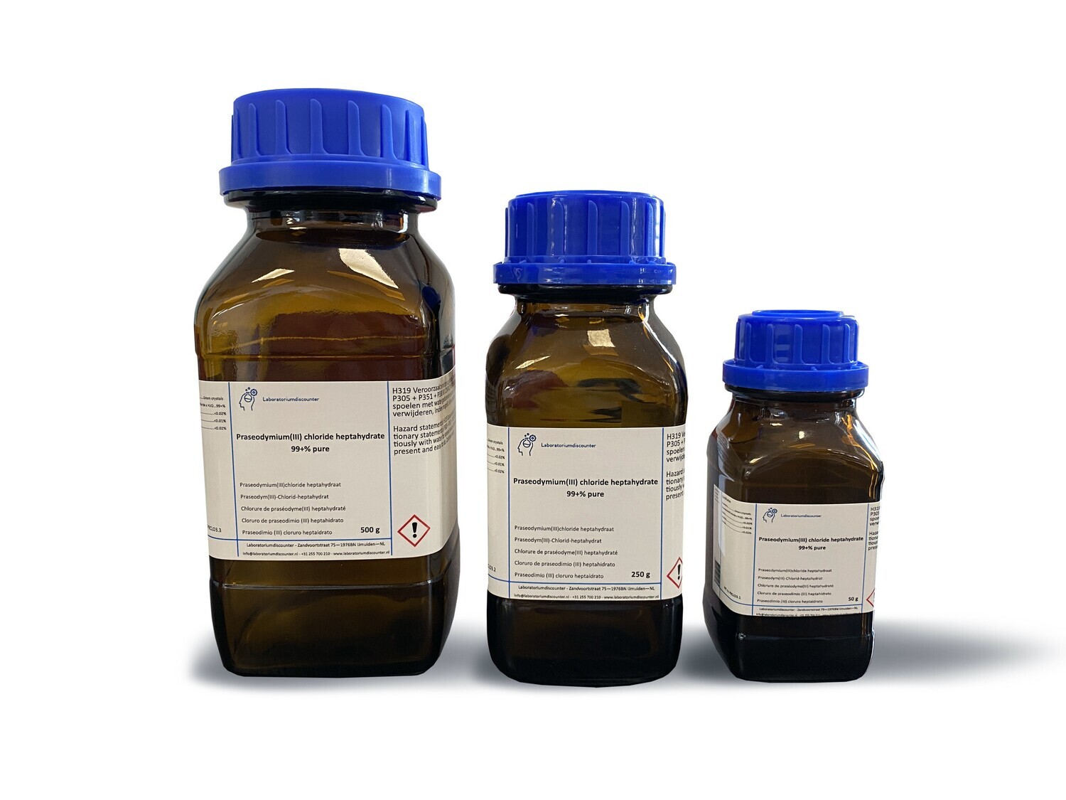Praseodymium(III) chloride heptahydrate 99+% pure 250 gram