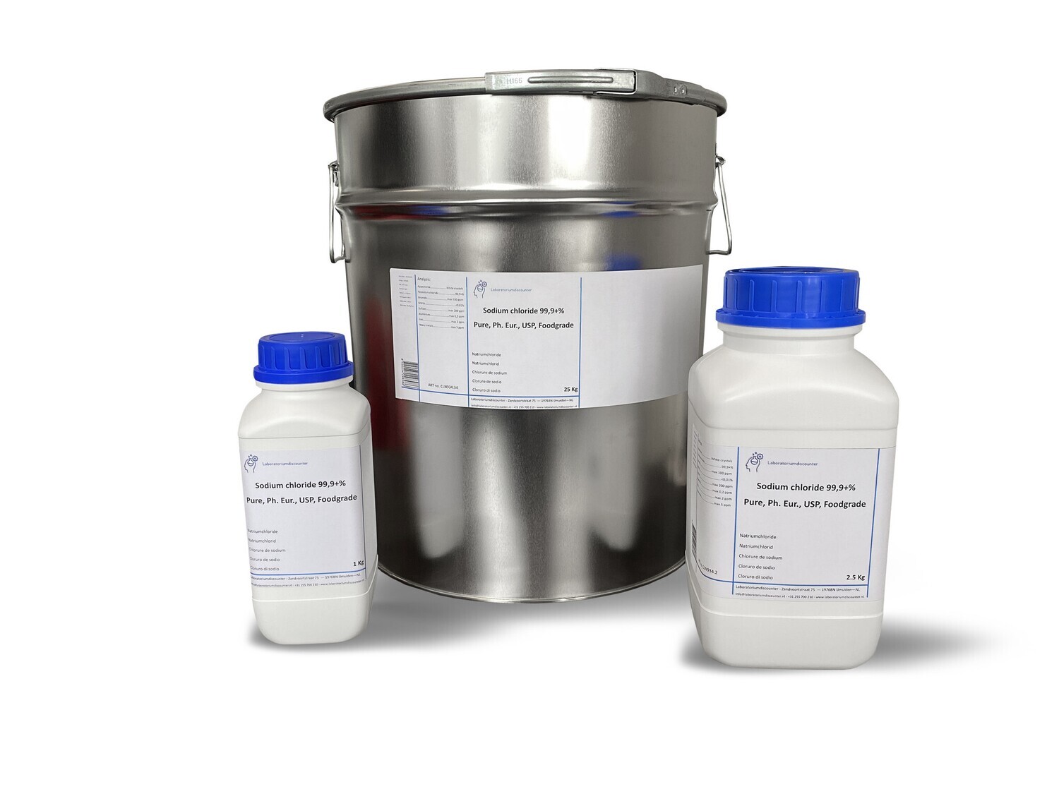 Sodium Chloride 99.9+% Ph. Eur, FCC 10 Kilogram