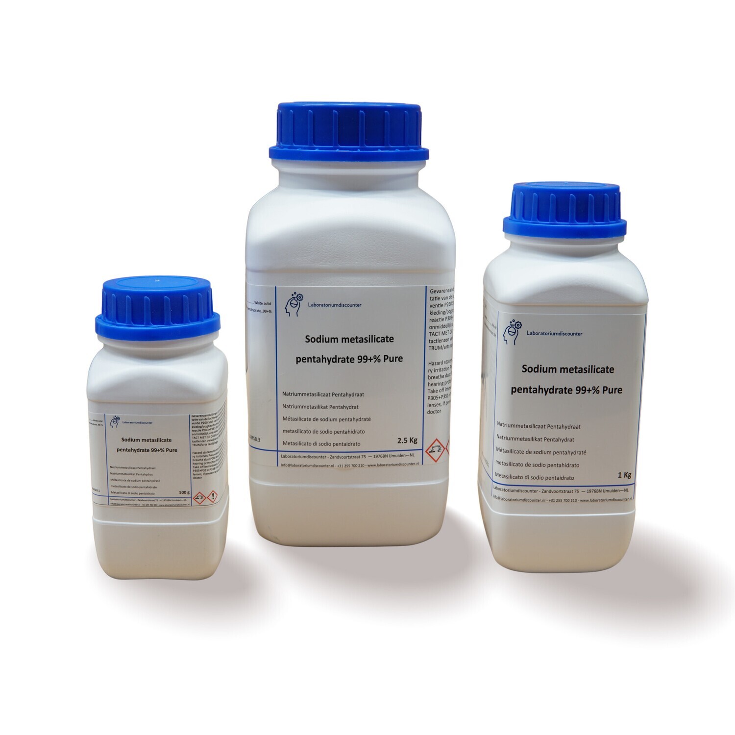 Sodium Metasilicate Pentahydrate 98.5+% Pure 1 Kilogram