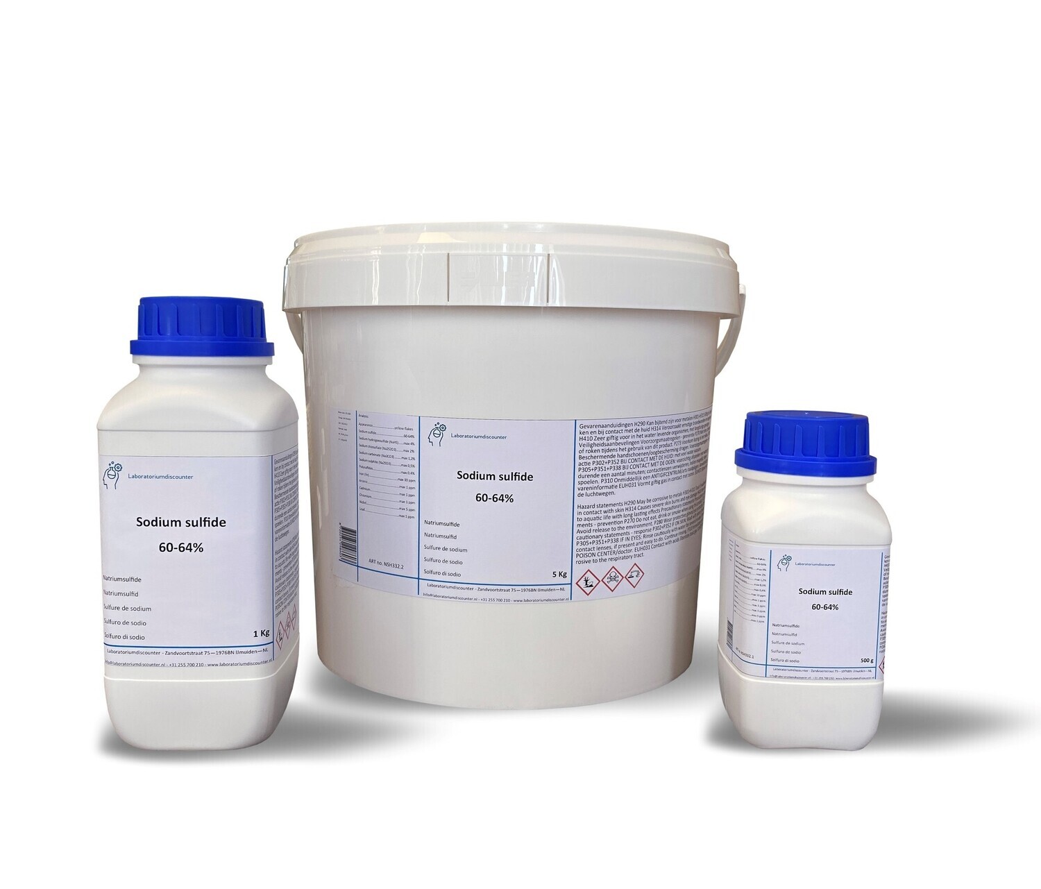 Solfuro di sodio 60-64% 500 grammi