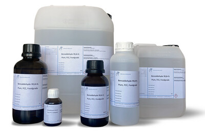 Benzaldehyde 99.8 +%, pure, FCC, food grade 5 Liter