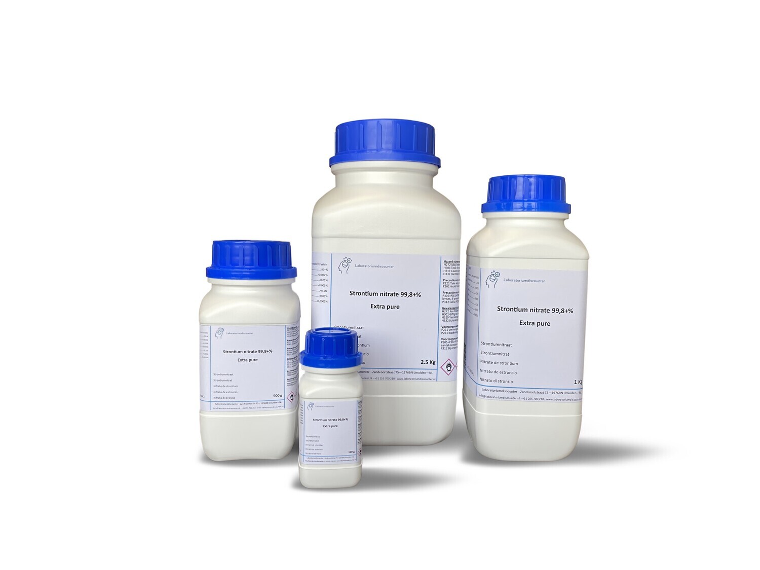 Strontium Nitrate 99.8 +% pure 2.5 Kilogram
