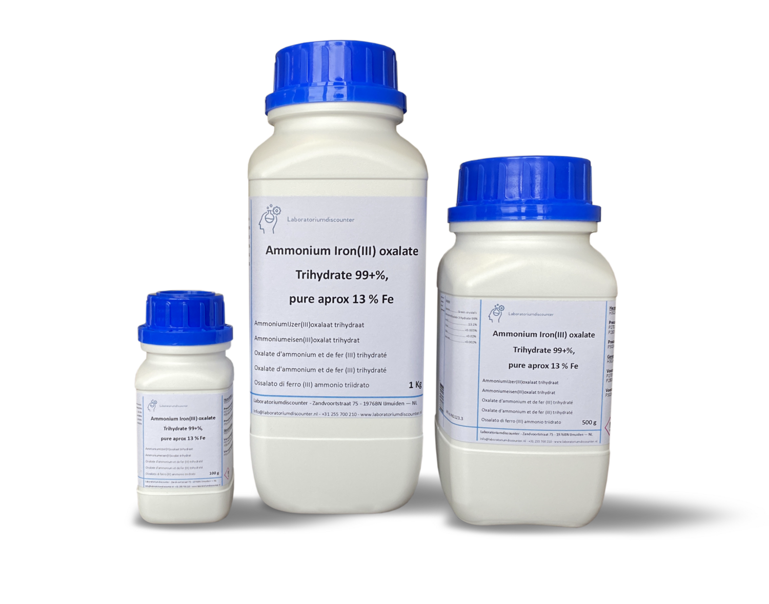 Ammonium Iron (III) Oxalate Trihydrate 99%, Pure, Approx 13% Fe 250 gram