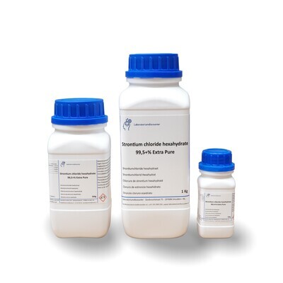 Chlorure de strontium hexahydrate 99,5 +% extra pur 100 gram
