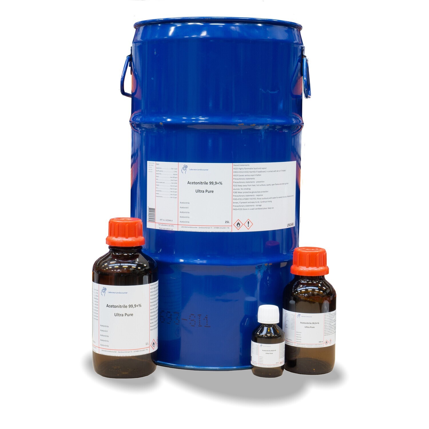 Acetonitrile 99.9+% Ultra Pure 25 Liter