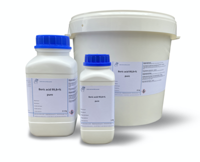 Boric acid 99.9+%, pure 1 Kilogram