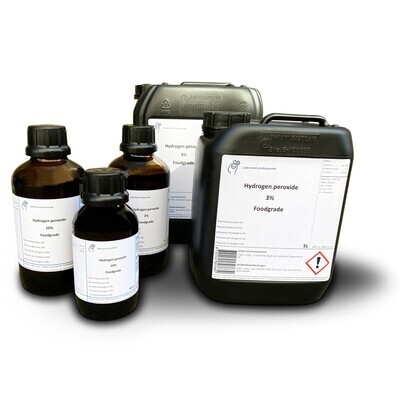 Hydrogen peroxide, food grade 1 Liter 3%