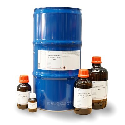 Benzyl alcohol 99,95+% FCC, USP, Ph. Eur, BP, Ultra Pure 100 Milliliter
