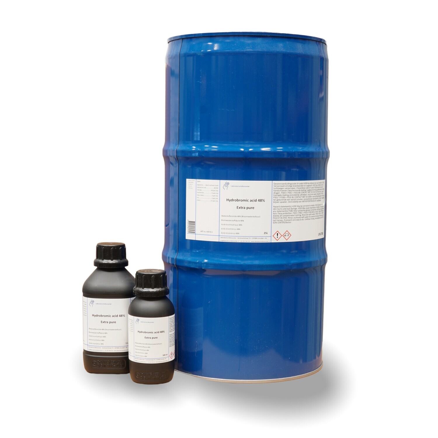 Hydrobromic acid 48% Extra pure 500 Milliliter