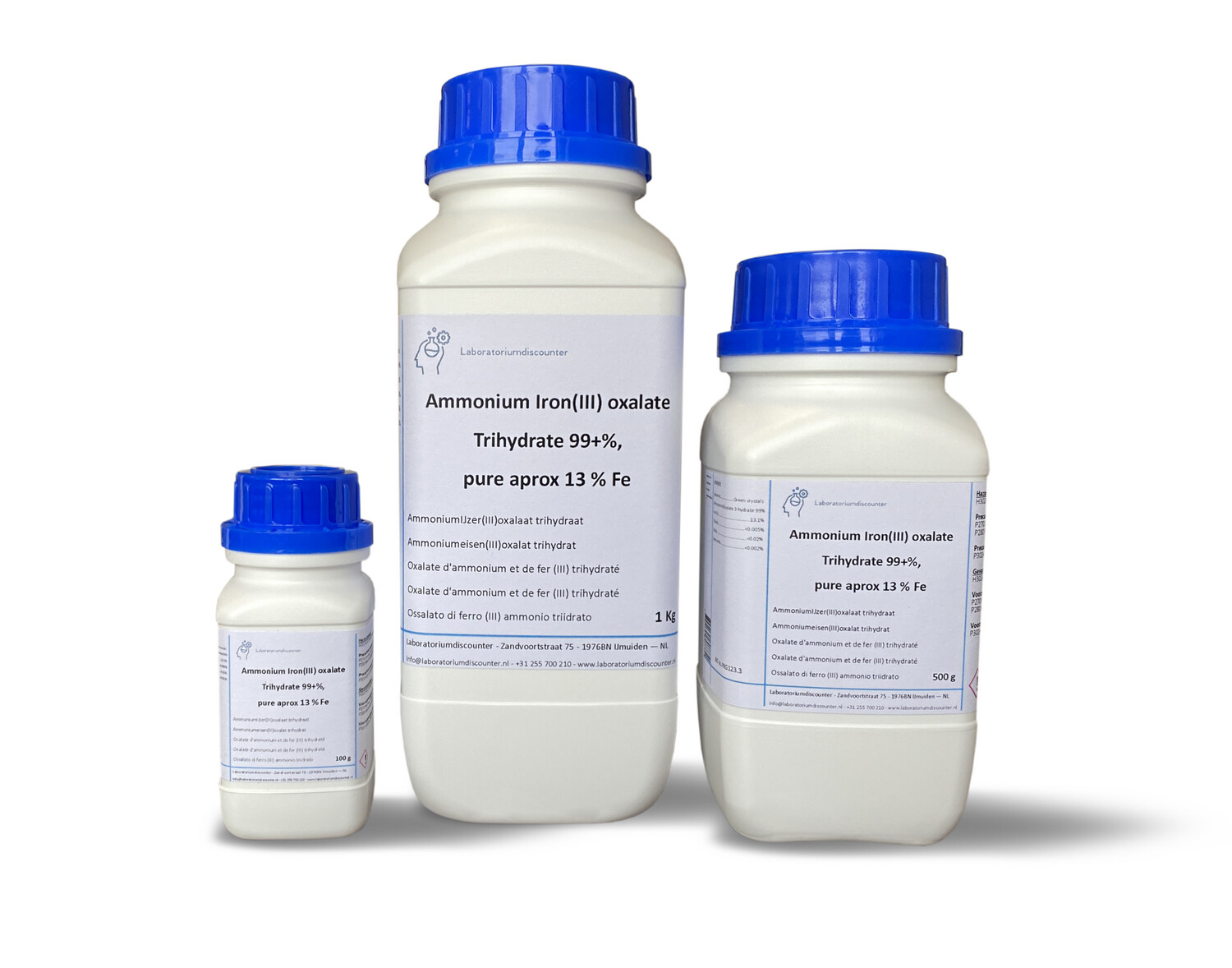 Ammoniumeisen (III) Oxalat -Trihydrat 99%, rein, ca. 13% Fe 1 Kilogramm