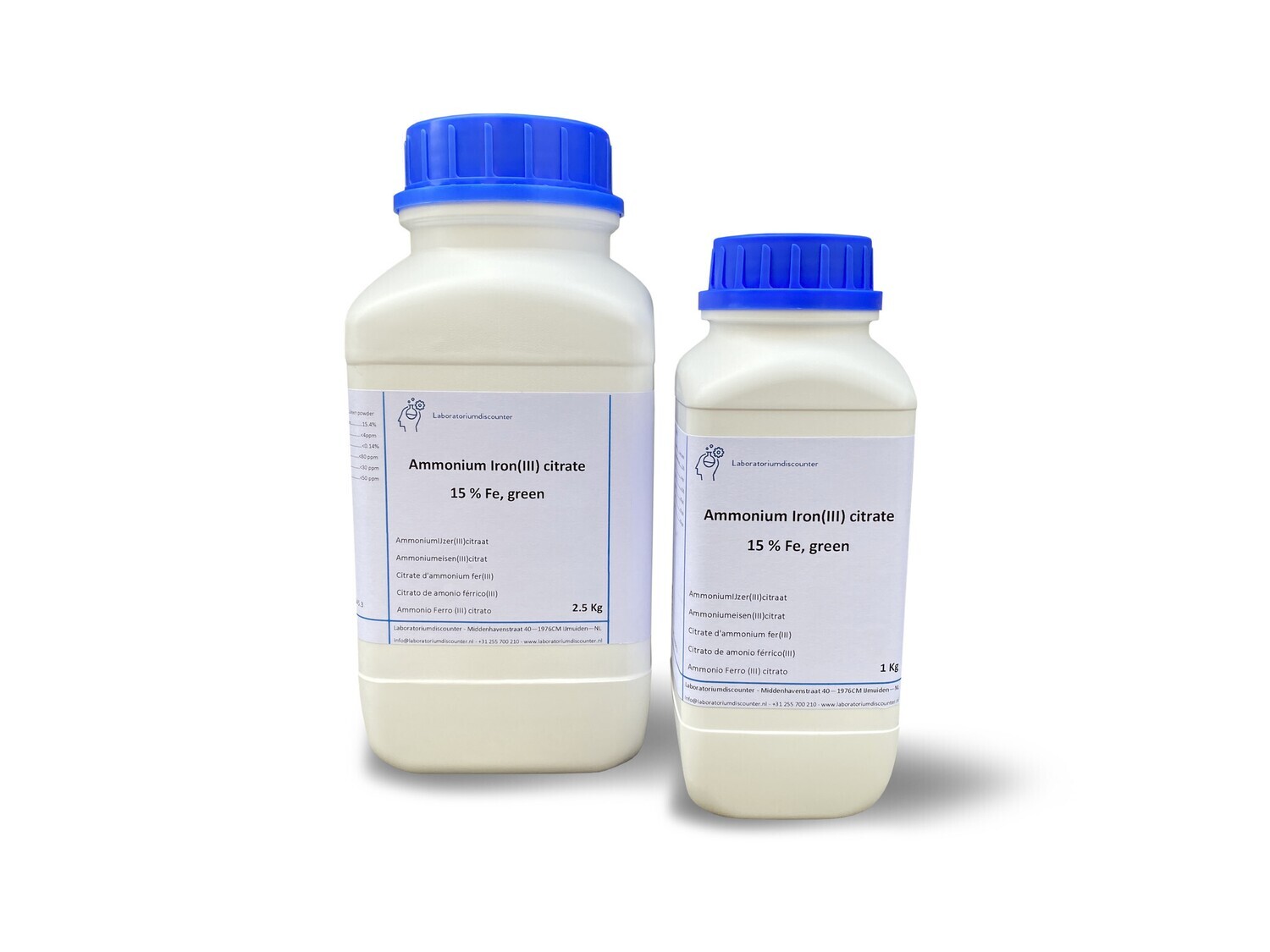 Ammonium iron(III) citrate ca. 15 % Fe, green 1 Kilogram