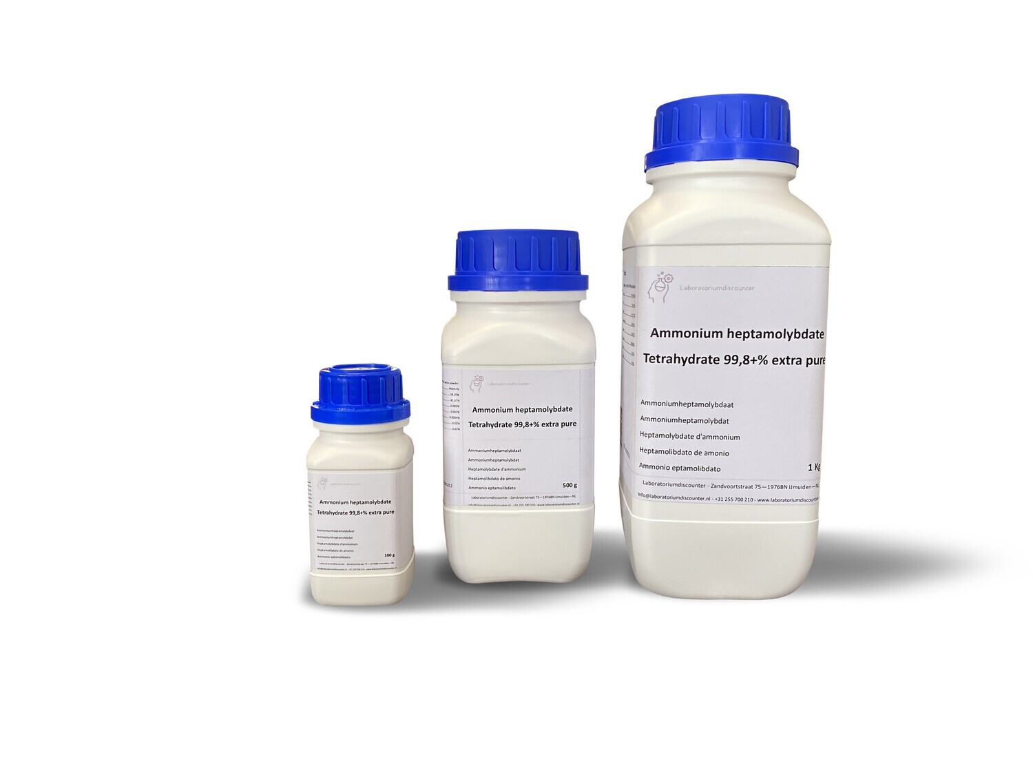 Tetrahidrato de heptamolibdato de amonio 99.8+% extra puro 1 kilogramo