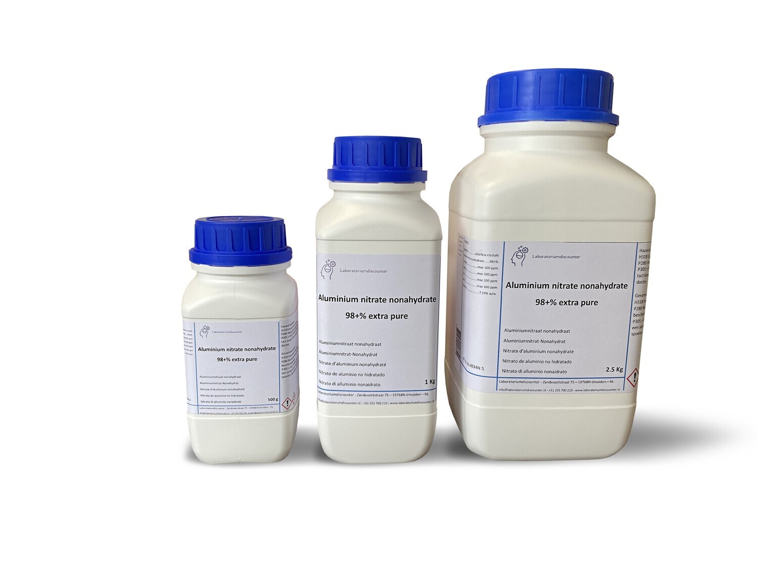 Aluminium nitrate nonahydrate 98%, extra pure 1 Kilogram