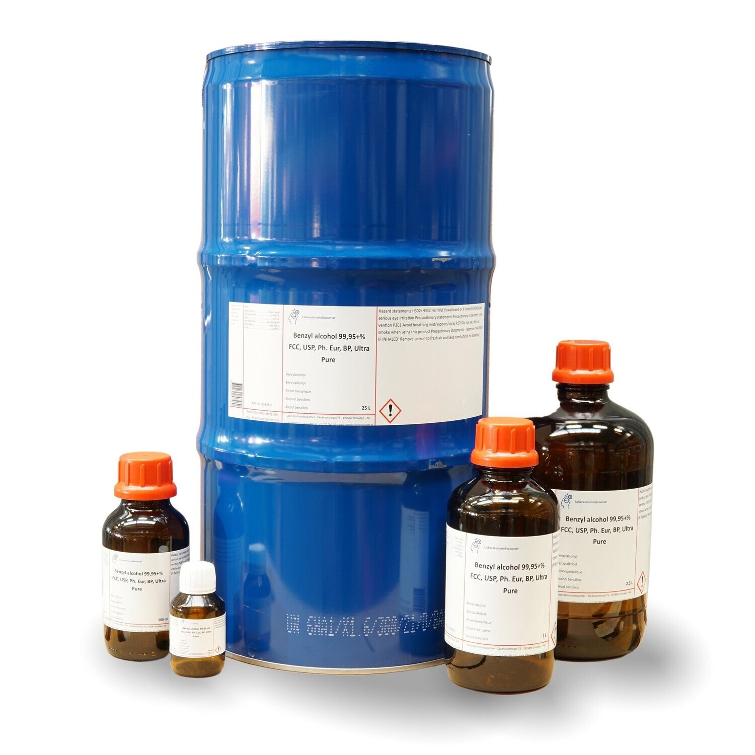 Benzylalkohol 99,95+% FCC, USP, Ph. Eur, BP, Ultra Pure 25 Liter