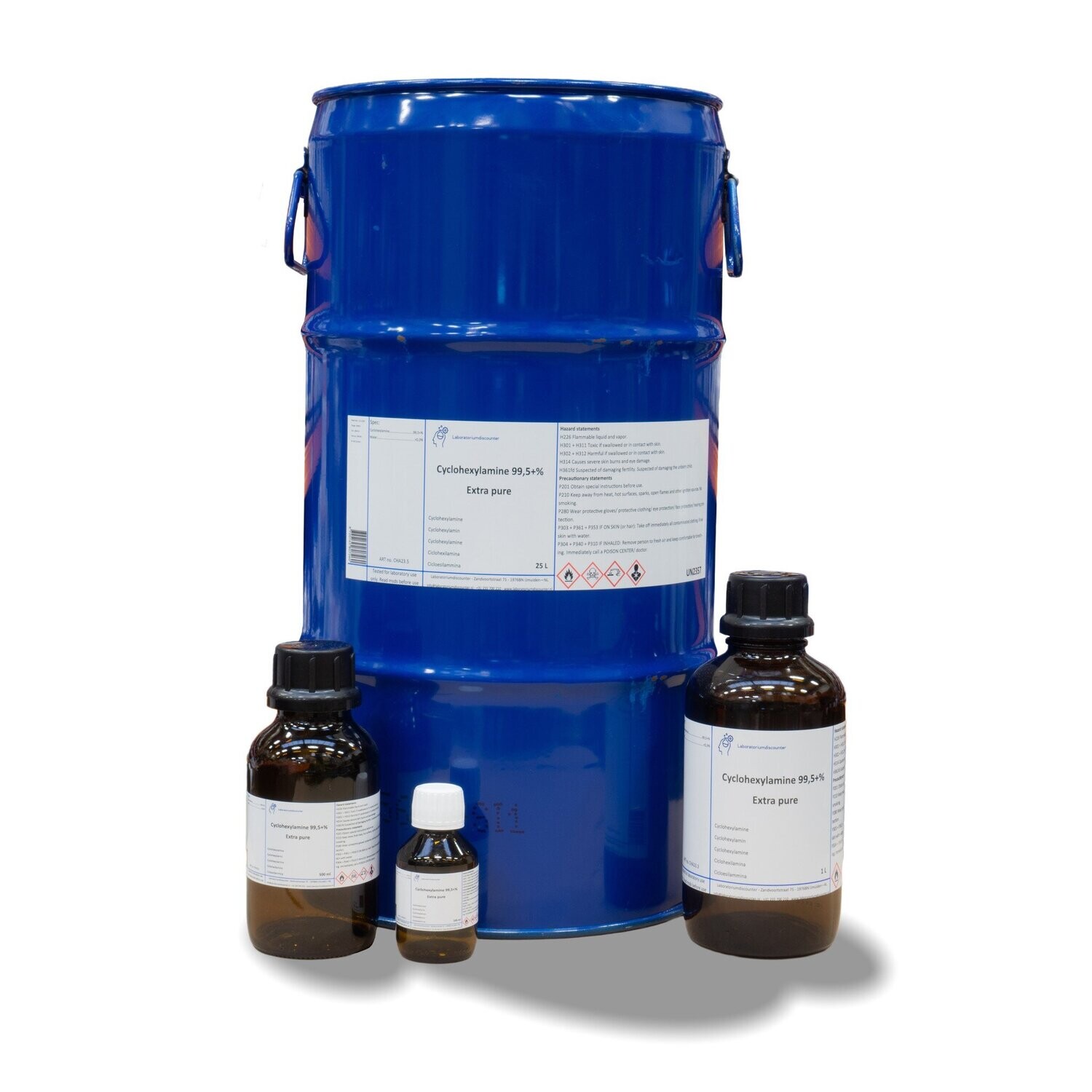 Ciclohexilamina 99.5+% extra puro de 25 litros