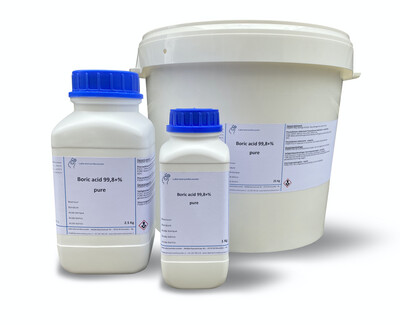 Boric acid 99.9+%, pure 25 Kilogram