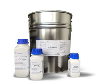 Calcium hydrogen phosphate 98.9 +% Ph. eur, USP, E 341 (ii) 1 Kilogram