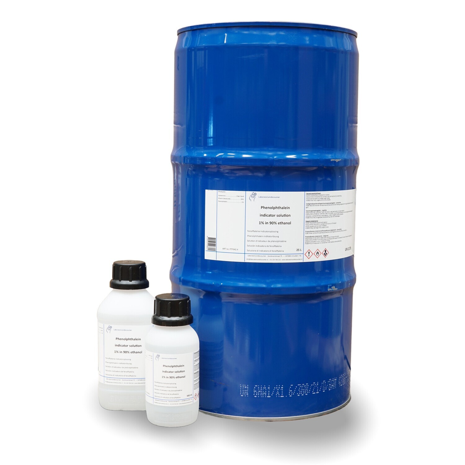 Phenolphthalein 1% in 90% Ethanol 25 Liter