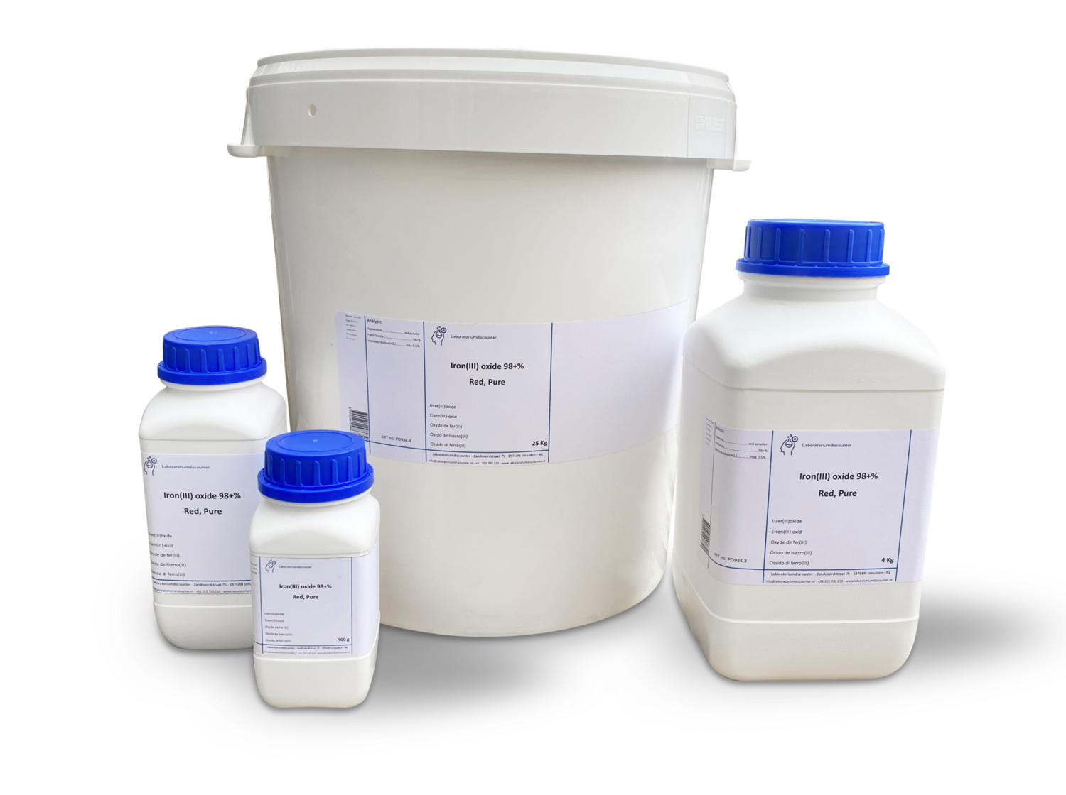 Iron(III)oxide 98 +%, red, pure 1 Kilogram