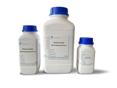 Potassium Acetate 99.5+% Extra Pure, Ph. Eur 1 Kilogram