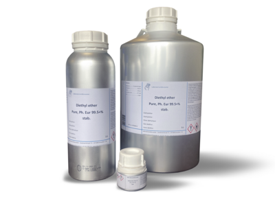 Diethyl ether 99.9 +% Ph. Eur. Stabilized 30 Milliliter