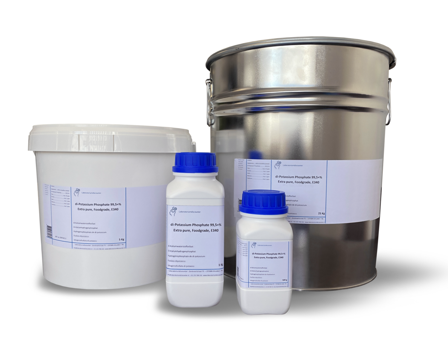 di-Potassium hydrogen phosphate 99.5% extra pure, food grade, E340 500 gram