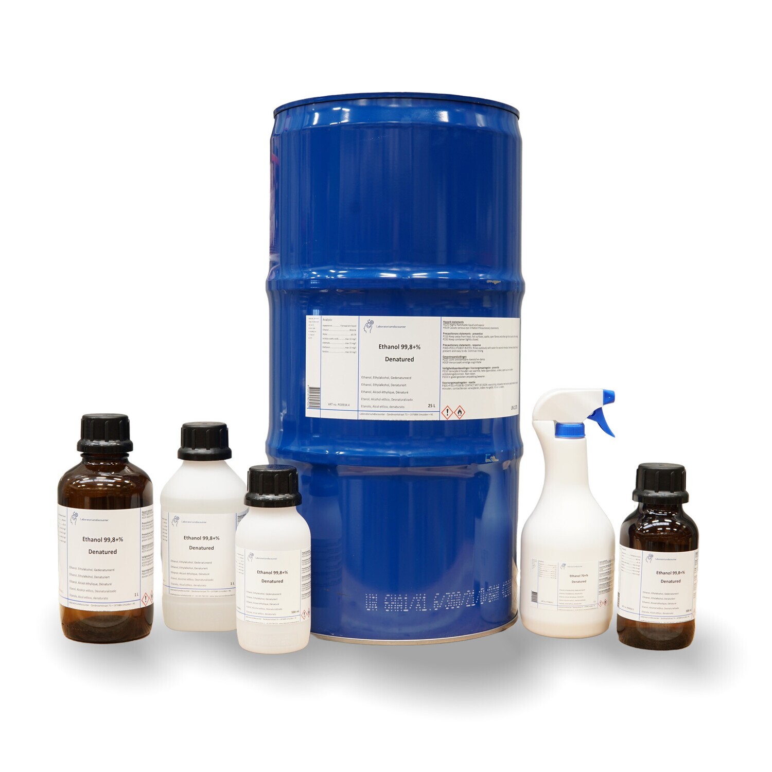 Ethanol denatured 1 Liter 70% sprayfles