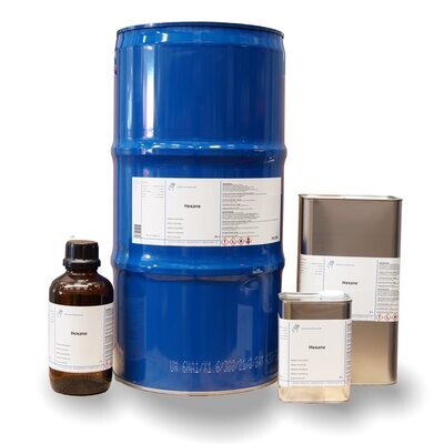Hexane 1 Liter in glazen fles