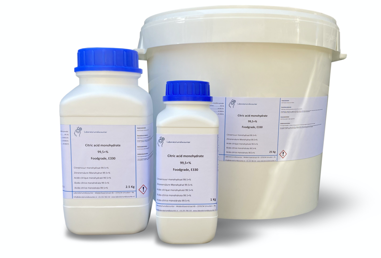 Citric acid monohydrate 99,5 %, fg 25 Kilogram