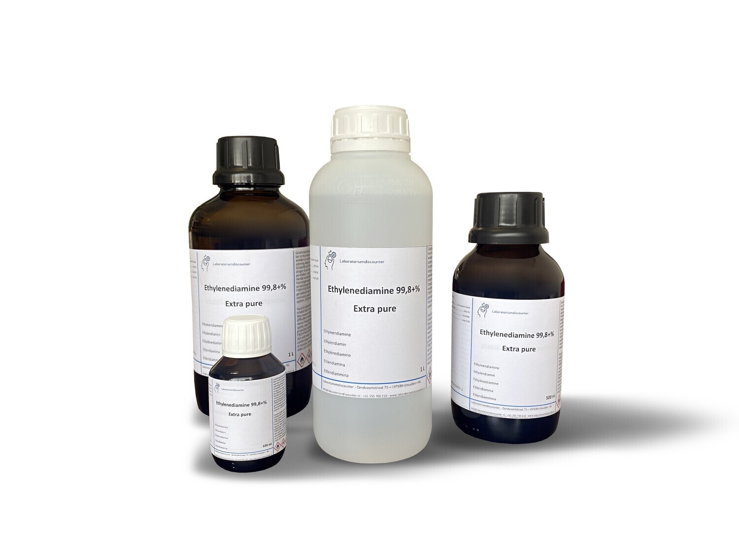 Etilendiammina 99,8 +% extra pura 1 litro in Fles HDPEF