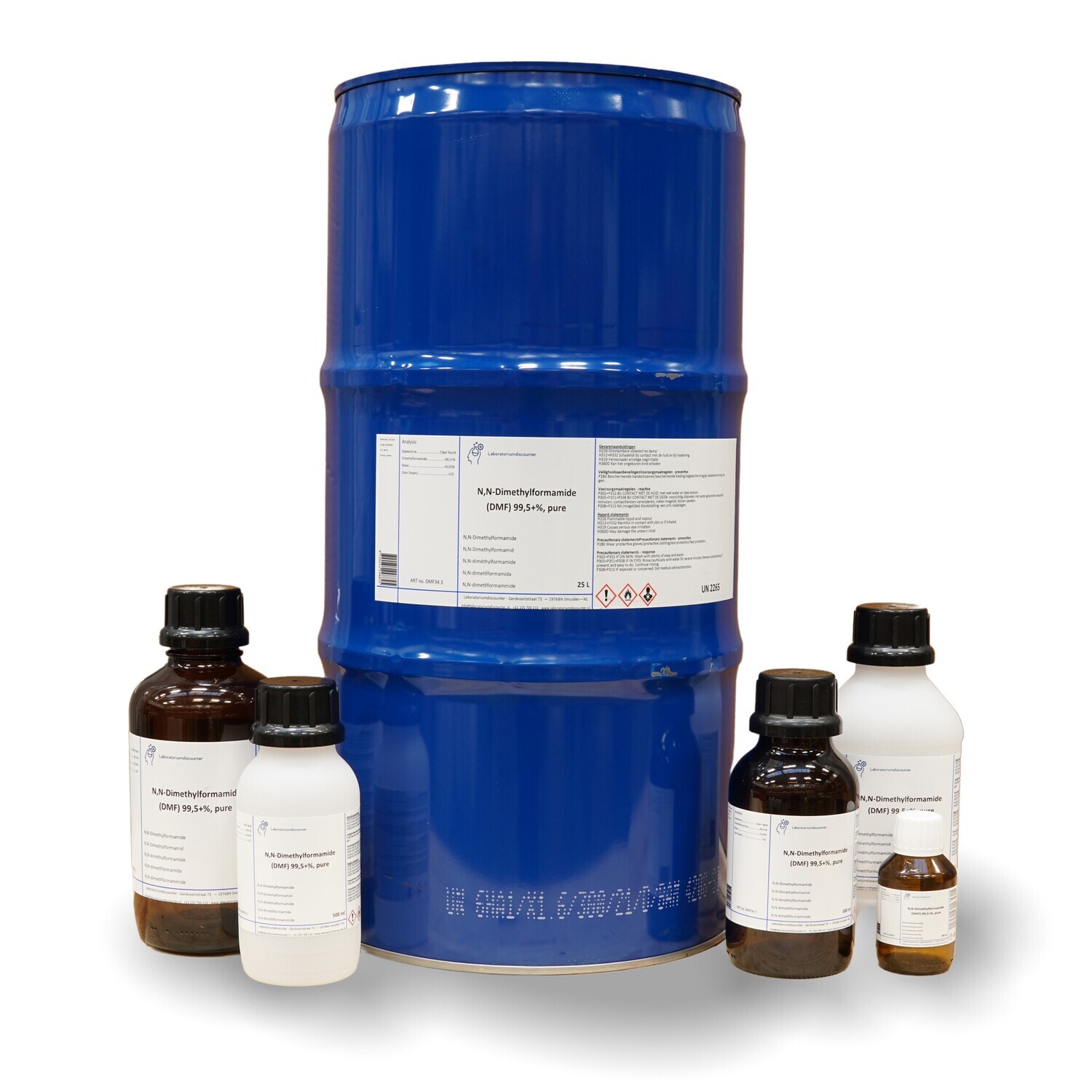 Dimethylformamide (DMF) 99.5 +%, pure 1 Liter Verpakking HDPE