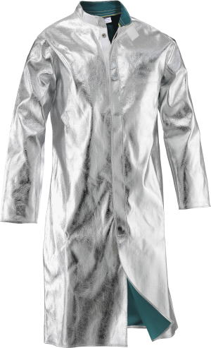 Aluminized Coat V2KA Size L, Packed per, 1 piece