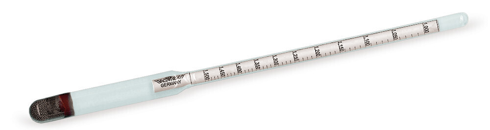 Areometer standard, 1,000 to 1,500 g/cm³