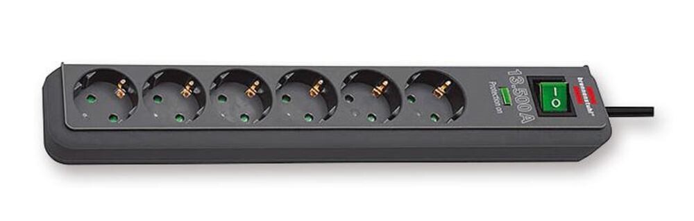 Socket 6-way, black