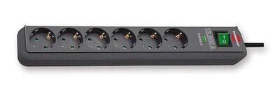 Socket 6-way, black