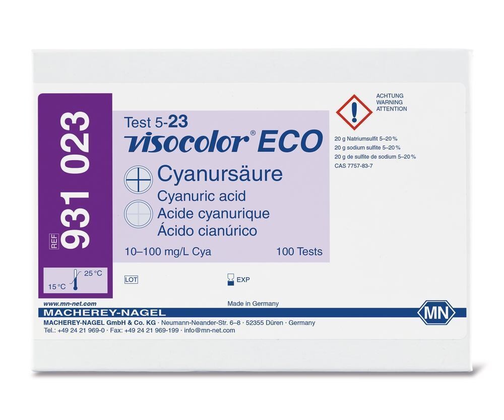 Test set VISOCOLOR® ECO Cyanuric acid