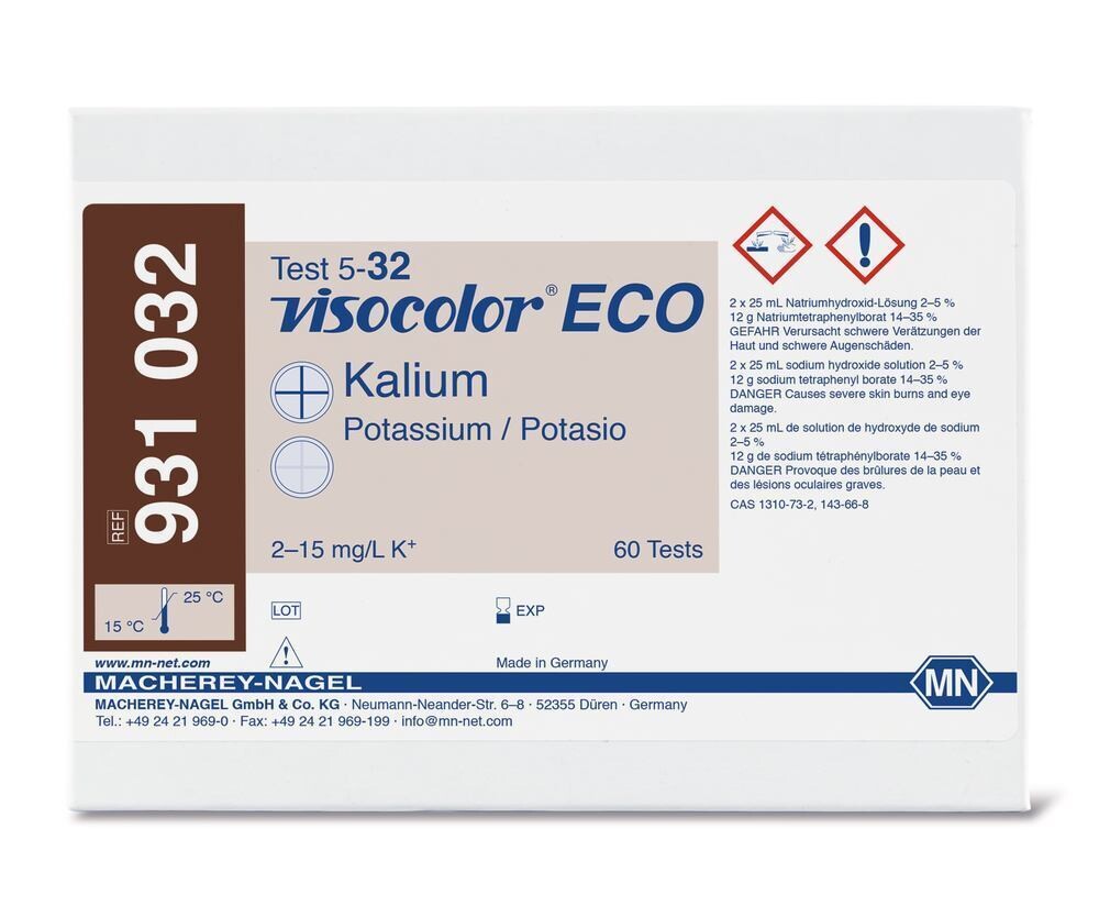 Test set VISOCOLOR® ECO Potassium