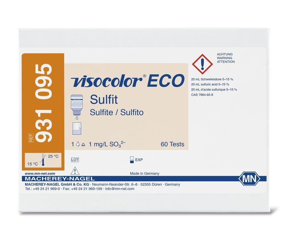 Equipo de prueba VISOCOLOR® ECO Sulfito