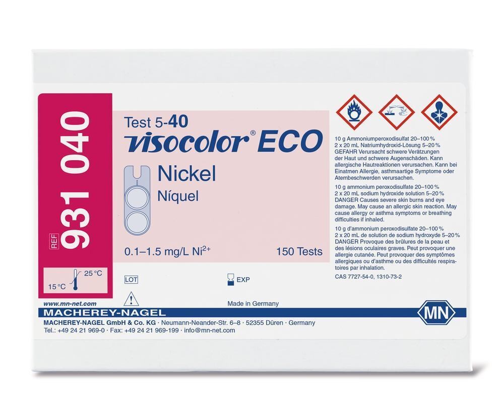 Test set VISOCOLOR® ECO Nickel