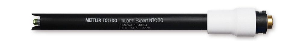 pH combination electrode InLab® Expert NTC30 with integrated temperature sensor