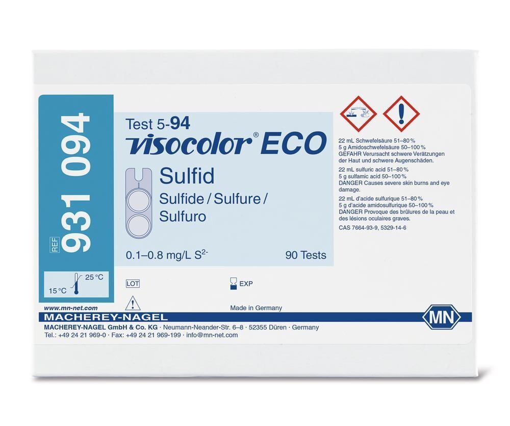 Test set VISOCOLOR® ECO Sulfide