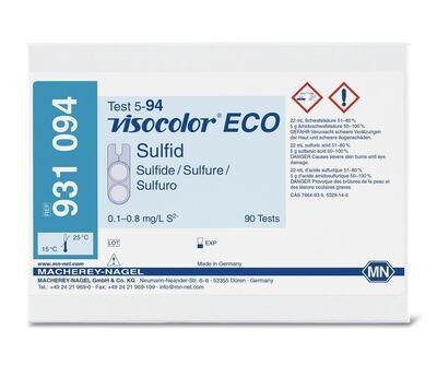 Equipo de prueba VISOCOLOR® ECO Sulfuro