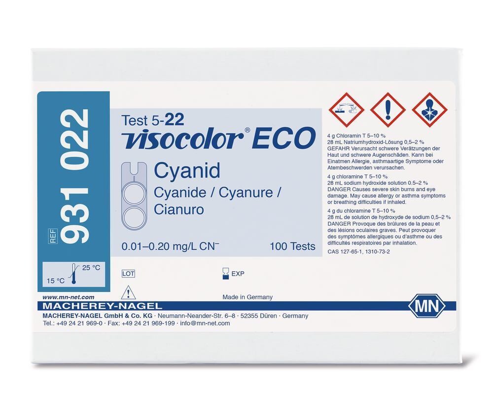 Test set VISOCOLOR® ECO Cyanide
