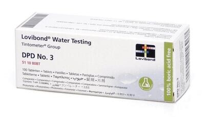 Tabletas reactivas DPD No. 3 para MD100